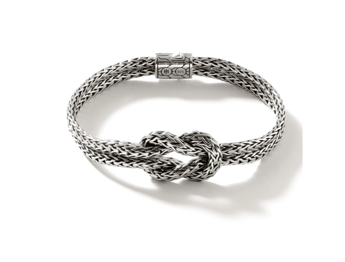 John Hardy Classic Chain White Sterling Silver Chain Bracelet