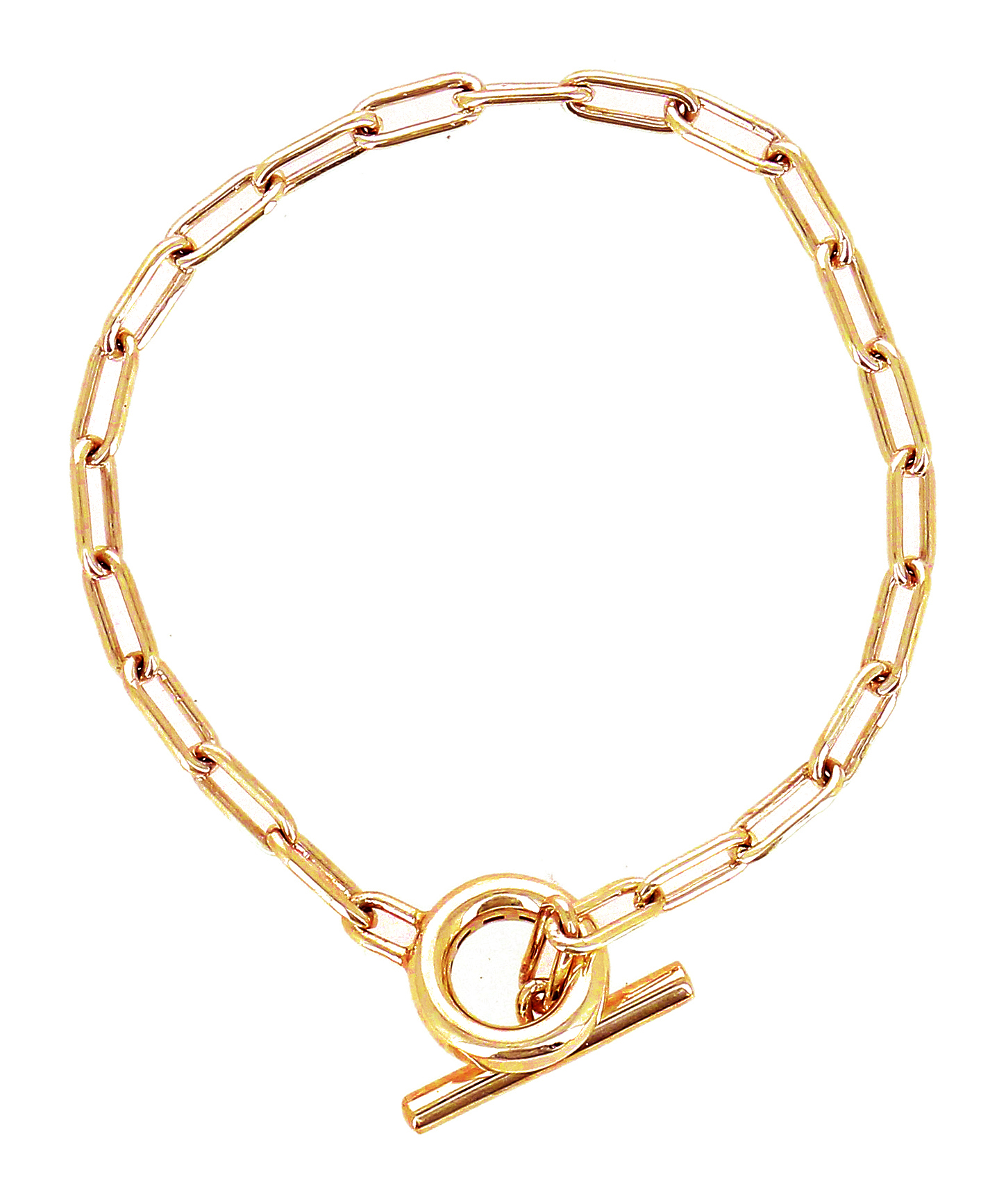 Pesavento Elegance 18K Polished Yellow Vermeil Link Bracelet