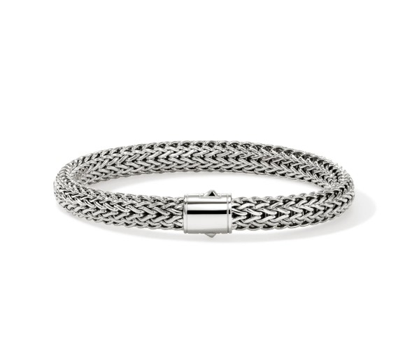 John Hardy Polished Silver Sterling Silver Chain Bracelet