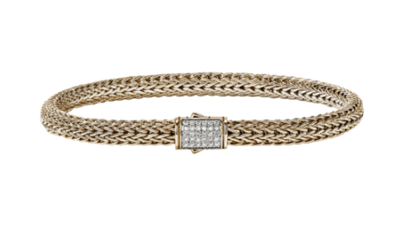 John Hardy Diamond 14K Polished Yellow Gold Chain Bracelet