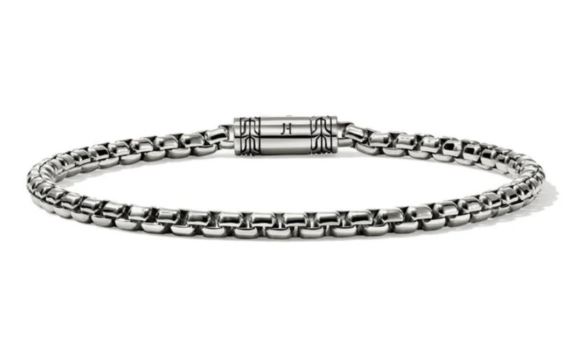 John Hardy Classic Chain Silver Sterling Silver Chain Bracelet