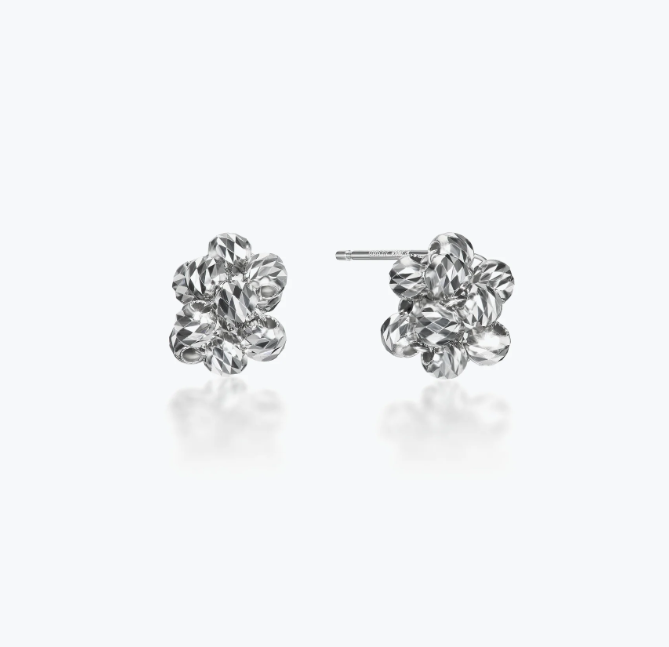 Platinum Born Limitless in 900PTK Diamond Cut Platinum Post Earrings