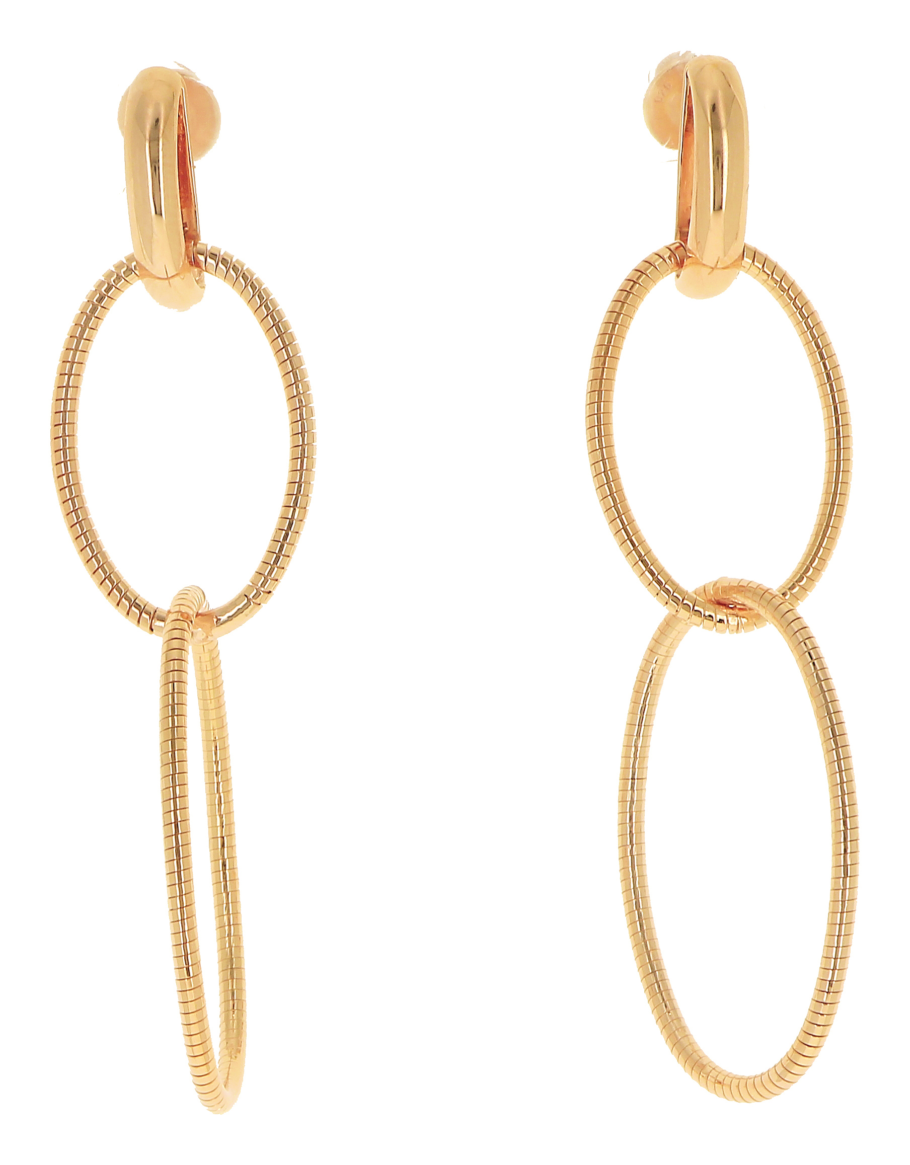 Pesavento DNA Yellow Vermeil Dangle Earrings