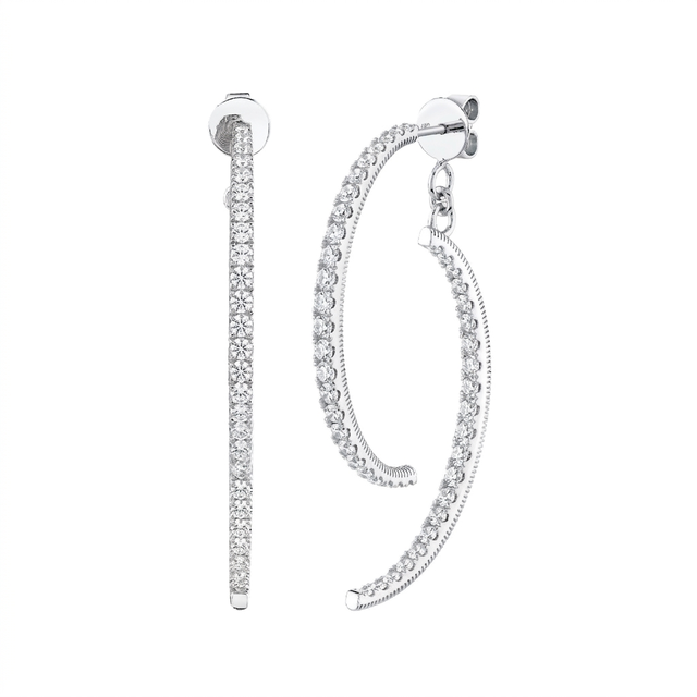 Sloane Street Topaz Silver Sterling Silver Drop Earrings