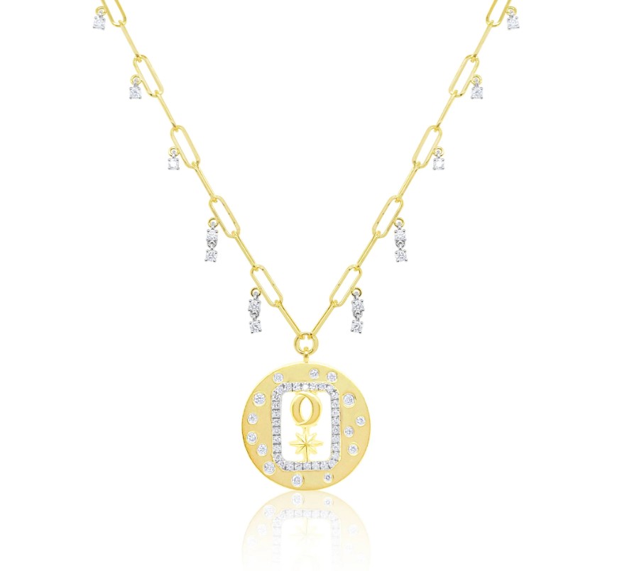 MEIRA T Diamond 14K Polished Yellow Gold Chain Necklace