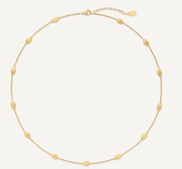 Marco Bicego Siviglia 18K Engraved Yellow Gold Chain Necklace